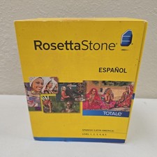 Rosetta Stone Spanish Espanol (Latin America) Level 1-5 Set Missing Headset picture