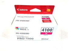 Canon Original PFI-4100 M 80mL Magenta Pigment Ink Tank - 6779C002 picture