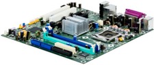 GENUINE IBM 42Y6493 LGA775 2x DDR2 PCI PCIe SATA mATX MOTHERBOARD picture