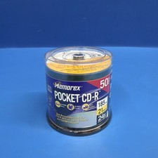 Memorex 3” Pocket CD-R Blank Discs 50 Pack 185 Mb - 21 Minute 16X Multi Speed picture