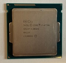 Intel Core i7-4770K 3.50GHz SR147 CPU Processor. Tested picture