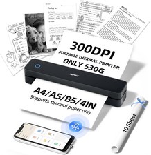 IDPRT MT610 Pro Mobile Printer - Bluetooth Wireless Thermal Inkless Black USB-C picture