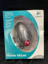 Logitech Marble Mouse Optical Trackball USB PS/2 New Open Box Complete MSE picture
