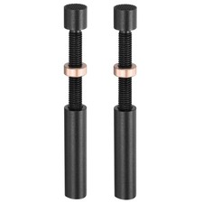 2Pcs Graphics Card Support,74-120mm Adjustable Height Aluminum Alloy Black, Gold picture