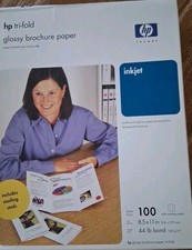 HP Inkjet Tri-Fold Brochure Paper Matte Finish 8.5