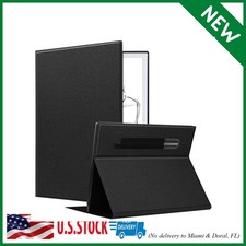 Slim Lightweight Book Folios Leather Case Cover for Remarkable 2 (Black) picture