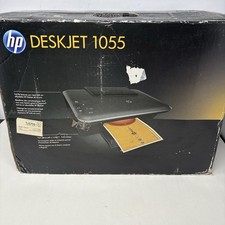 HP DeskJet 1055 J410e All-in-One Inkjet Printer CH347A Open Box w/ Cables picture