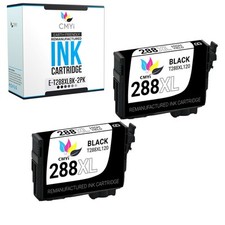 2-Pack CMYi Replacement T288XL Black Ink Cartridge for Epson Expression XP-330 picture