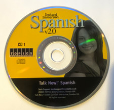 Instant Immersion Spanish v2.0 Language Course CDROM 2005 (Talk Now) Disc 1 picture