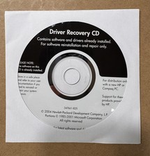 Windows XP Driver recovery CD HP and Compaq 2003 NEW SEALED picture