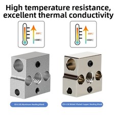 For 3D Printer Repair CR-6 SE Heater Block Aluminum-based Copper Plating picture