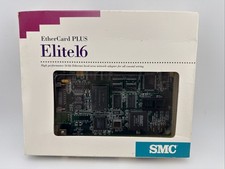 Vintage SMC EtherCard PLUS Elite16 ISA Ethernet LAN Adapter NOS In Box picture
