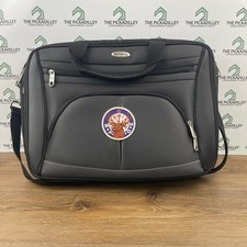 Samsonite Gray Ballistic Nylon Laptop Briefcase Bag BPOE Elks Lodge Patch 935538 picture