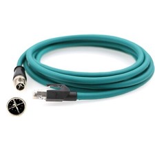 9.8ft M12 8-Position X-Code to RJ45 Ethernet Cable for Cognex In Sight 8200 8400 picture