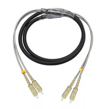 50M SC-SC UPC Fiber Cable MM MM OM2 Duplex Outdoor Field Fiber Optic Patch Cord picture