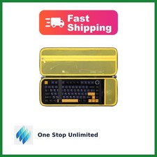 Worfty Keyboard Case for F75, Black and Yellow picture