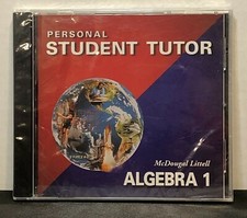 Mcdougal Littell Algebra 1 Personal Student Tutor 2.0 (2003 PC CD-ROM) Brand New picture
