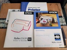 Vintage Epson Stylus Color / C62 printer manuals picture
