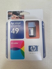 HP Invent 49 Inkjet Print Cartridge Tri-Color Exp 2003 Sealed Unopened picture