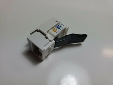 Monoprice Keystone Jack, White, Plastic, Series: Cat.5e, KJ15 series picture