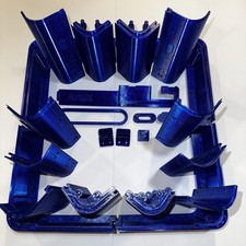 Flashforge ad5x Enclosure Kit Printed Parts Metallic Blue PETG Internation ship picture