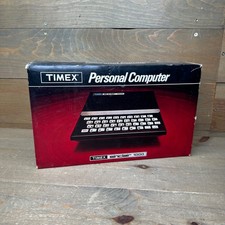 Vintage Timex Sinclair 1000 Computer With Box Power Adapter Cables Untested picture