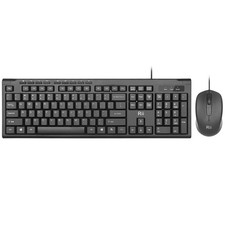 Wired Keyboard and Mouse Combo, RK907 USB Ultra-Slim Compact USB Wired Keyboa... picture