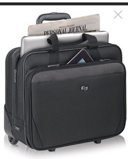 🔥Excellent Expandable Solo Rolling Overnight Laptop Tablet Travel Carry On Bag picture