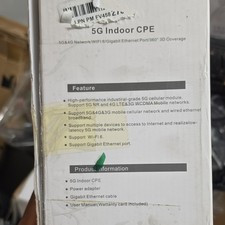 5G Indoor CPE Router Wi‑Fi 6 4G/5G Wireless Gigabit RJ‑45 Ethernet Port picture