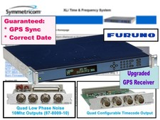Symmetricom XLi OCXO UPGRADED GPS LPN 10MHz Oscillator NTP Time Server 4x IRIG-B picture