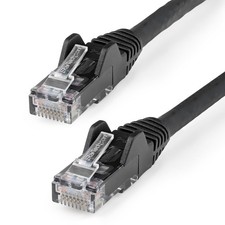 StarTech N6LPATCH7BK Startech Cb 7Ft Cat6 Ethernet Cable Lszh Black Retail picture