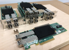 HP HPE 8Gb PCI-e FC HBA Emulex LPE12002 StorageWorks 2x SFP LP Transceivers picture