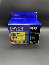 Genuine Epson 99 Claria Multicolor Ink Cartridges (T099920) Exp 2024 NEW Sealed picture