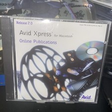 AVID Xpress For Macintosh Release 2.0 Software CD, 2000? New Sealed picture