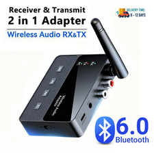 Bluetooth 5.3 Home Stereo Audio Receiver AUX USB Optical HD Music to RCA Adapter picture