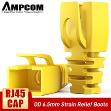 50x AMPCOM RJ45 Strain Relief Boots CAT5e CAT6 CAT6A CAT7 CAT8 6.5-8.0mm picture