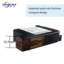 3pcs Red Ink Cartridge for 12.7mm Fast Dry Handheld Inkjet Printer Refill picture