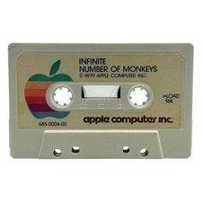 Pinball & Infinite Number of Monkeys (Apple II, 1978) Computer Program Cassette picture