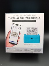 Core Innovations Wireless Mini Portable Thermal Printer Label Maker- Turquoise picture