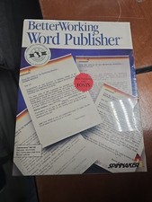 Commodore 64/128 - Better Working Word Publisher * New & Sealed VTG 1987 picture