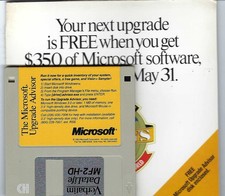 ITHistory SOFTWARE IBM  (1993)  MICROSOFT UPGRADE ADVISOR 3.5