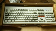 NEC Packard Bell Vintage Keyboard Model KB-6923 FCC ID E8HKB-5923 Clicky Click picture