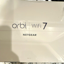 NETGEAR Orbi WiFi 7 Tri-Band Mesh Router 770 series 11Gbps White 2-Port picture