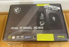 MSI - MAG A750GL PCIE 5 750W ATX 3.1 Full Modular 80+ Gold Gaming Power Supply picture