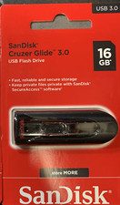 Drive Sandisk Cruzer Glide 16GB 3.0 Flash Drive USB Thumb Drive picture
