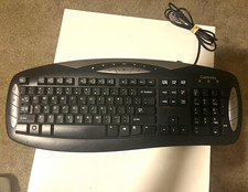 Gateway KB-0401 PS/2 Wired Standard Keyboard Black English QWERTY, Func Keys picture