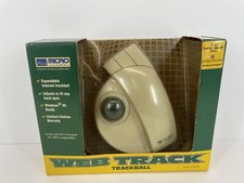 Web Track Trackball Mouse Micro Innovations Model STK3000 Wired Vintage 1997 picture