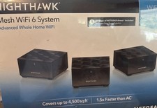 NETGEAR Nighthawk Mesh WiFi 6 System Advanced Whole Home Faster 4,500 sq ft  NEW picture