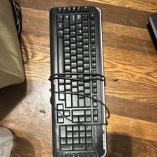 HP 5189 Wired PS/2 Standard Multimedia Keyboard Black/Silver QWERTY English picture