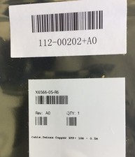 NetApp X6566-05-R6+A0 112-00202 0.5 meter Direct Attach Twinax CU SFP+ 10G Cable picture